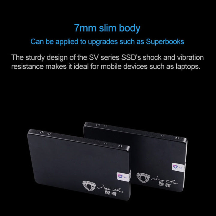 Lisslune | JingHai SV Series 2.5 inch SATA III Solid State Drive, Flash Architecture: TLC, Capacity: 480GB