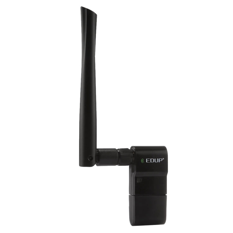 Lisslune | EDUP EP-AC1635 600Mbps Dual Band Wireless 11AC USB Ethernet Adapter 2dBi Antenna for Laptop / PC (Black)