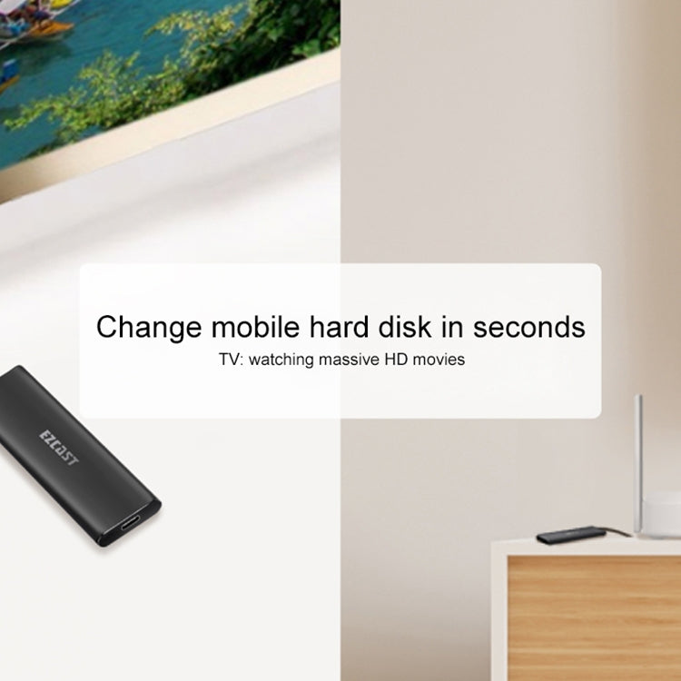 Lisslune | EZCast S8000 Solid State Hard Drive Box (Black)