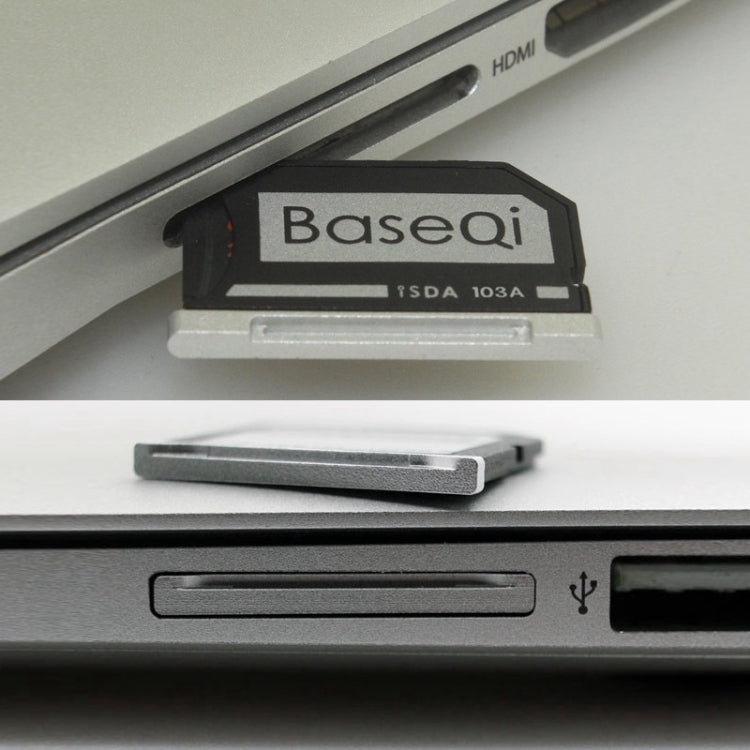 Lisslune | BASEQI Hidden Aluminum Alloy High-Speed SD Card Case for Dell XPS 15.6 Inch (9560 / 9570) Laptop