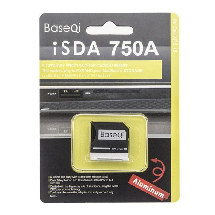 Lisslune | BASEQI Hidden Aluminum Alloy High-Speed SD Card Case for Dell Inspiron 14 5455 Laptop