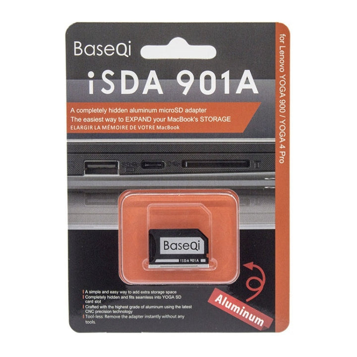 Lisslune | BASEQI Hidden Aluminum Alloy High-Speed SD Card Case for Dell Inspiron 7000 14 Inch Laptop