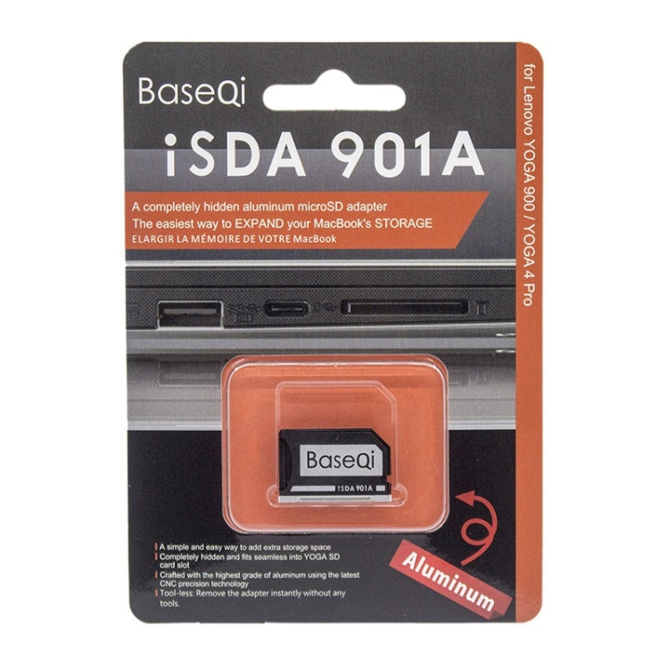 Lisslune | BASEQI Hidden Aluminum Alloy High-Speed SD Card Case for Dell Inspiron 7000-7560 15.6 Inch Laptop