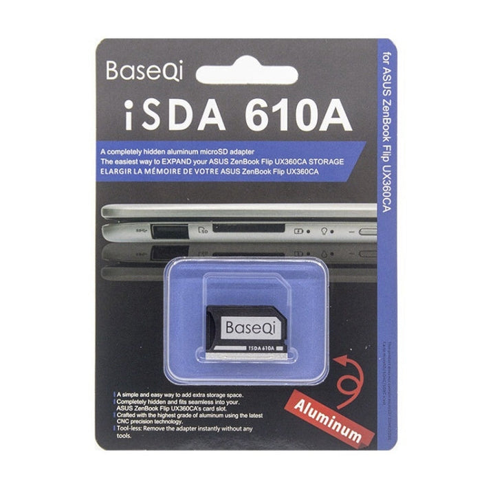 Lisslune | BASEQI Hidden Aluminum Alloy SD Card Case for Lenovo YOGA 2 Pro Laptop