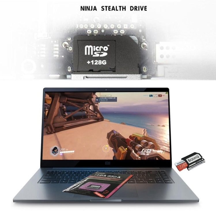 Lisslune | BASEQI Hidden Aluminum Alloy SD Card Case for Xiaomi Pro 15.6 Inch MX150 Laptop