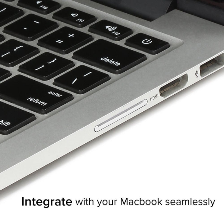 Lisslune | BASEQI Hidden Aluminum Alloy SD Card Case for MacBook Air 13.3 Inch Laptops