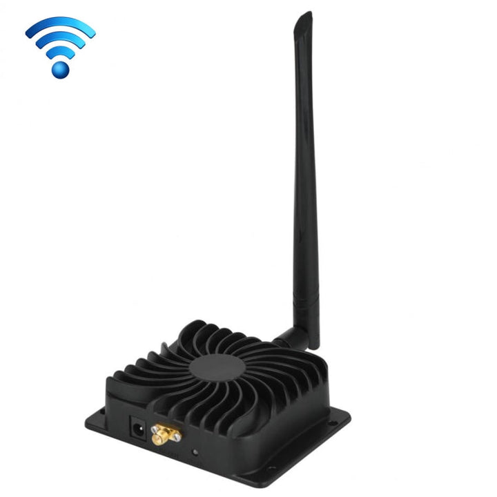 Lisslune | EDUP EP-AB003 8W 2.4GHz WiFi Signal Amplifier Broadband Amplifier with Antenna for Wireless Router, EU Plug