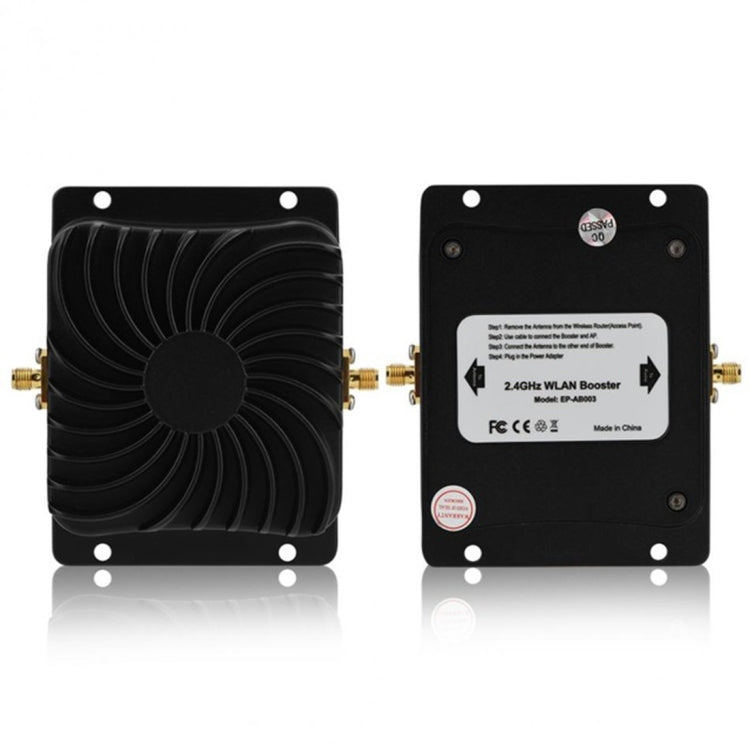 Lisslune | EDUP EP-AB003 8W 2.4GHz WiFi Signal Amplifier Broadband Amplifier with Antenna for Wireless Router, EU Plug
