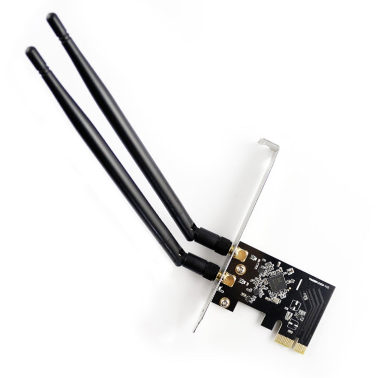 Lisslune | EDUP EP-9607 1200Mbps Dual-Band PCI-E Express Wireless Adapter Network Card with 2 x 6dBi Antennas