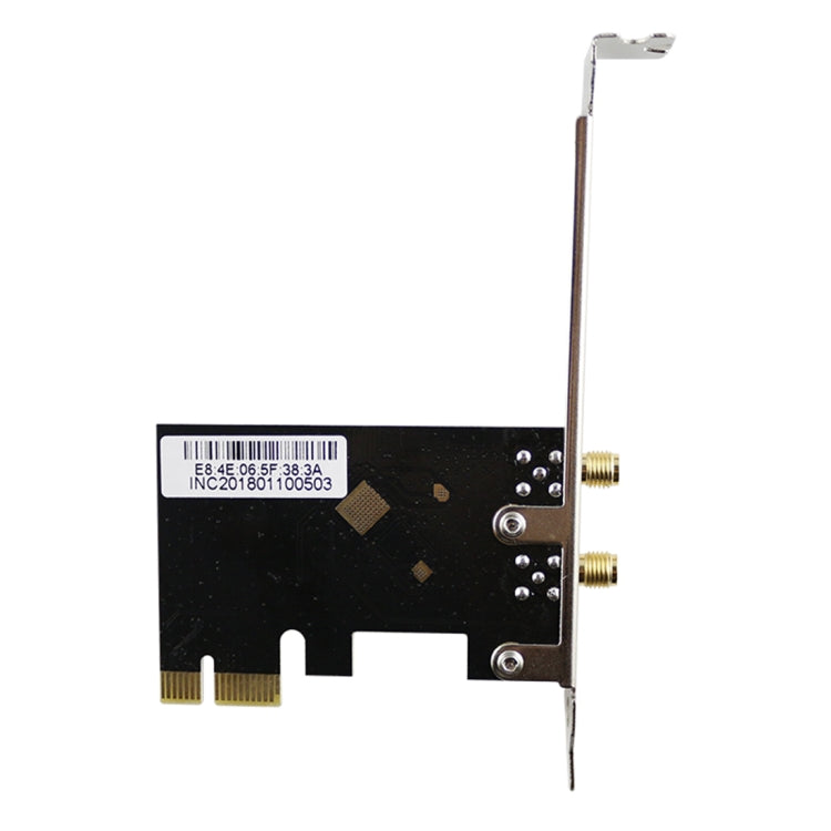 Lisslune | EDUP EP-9607 1200Mbps Dual-Band PCI-E Express Wireless Adapter Network Card with 2 x 6dBi Antennas