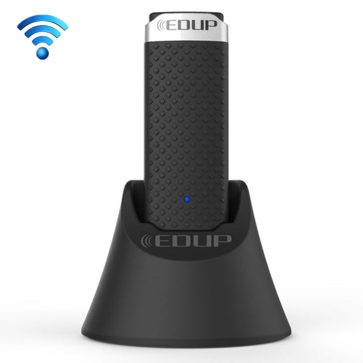 Lisslune | EDUP EP-AC1609 1200Mbps High-Speed USB 3.0 WiFi Adapter Receiver Ethernet Adapter with 1 m Extension Cable and Base