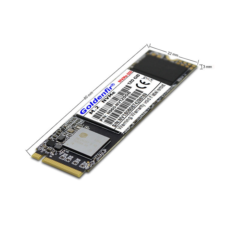 Lisslune | Goldenfir 2.5 inch M.2 NVMe Solid State Drive, Capacity: 120GB