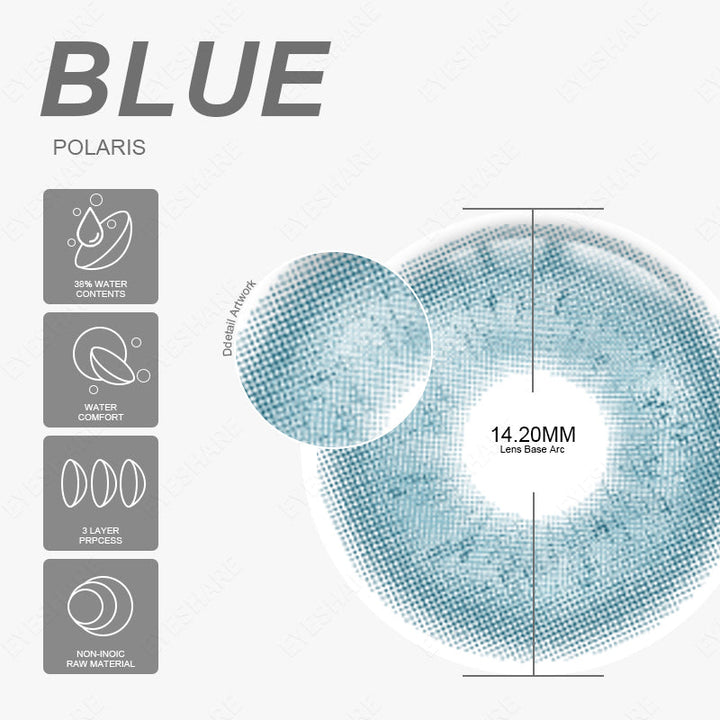 Rynx Polaris Blue 14.2mm 1 Pair | 1 Year