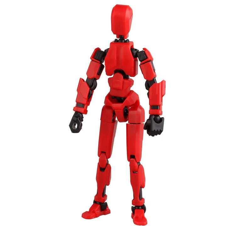 Lisslune | 3D-printed mech action figure with multi-joint movement