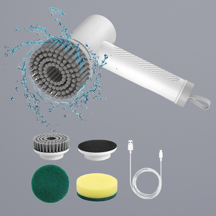 Lisslune | CleanForce – Electric Scrubbing Brush Professional Kitchen and Stove Cleaner