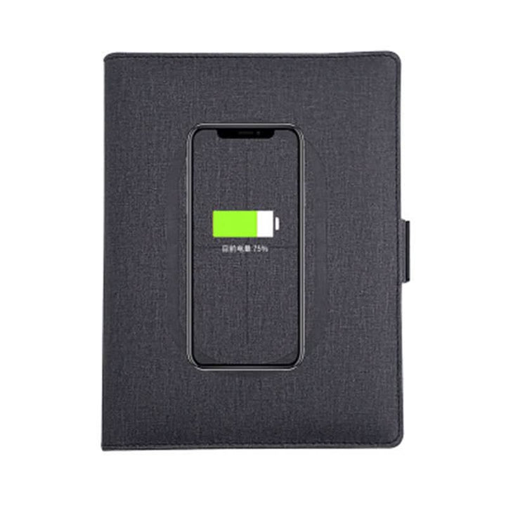 Lisslune | A5 Leather Notebook with Wireless Charging Function