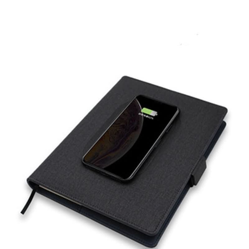Lisslune | A5 Leather Notebook with Wireless Charging Function