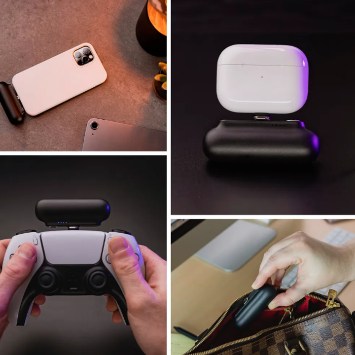 Lisslune | Universal Magnetic Mini Power Bank – Stay Charged Anywhere!