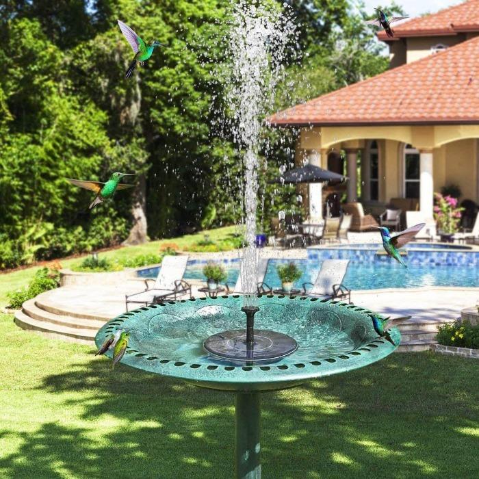 Lisslune | Sophia AquaGlow Solar Fountain – Charming Garden Decoration Fountain
