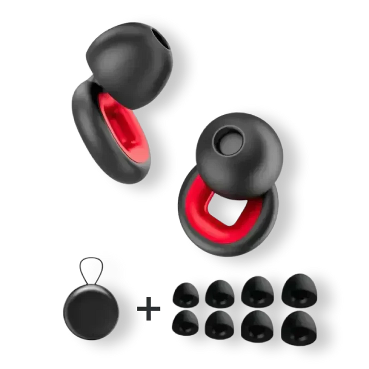 Lisslune | Reusable Earplugs with 24dB Noise Reduction and Storage Case