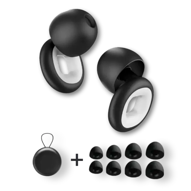 Lisslune | Reusable Earplugs with 24dB Noise Reduction and Storage Case