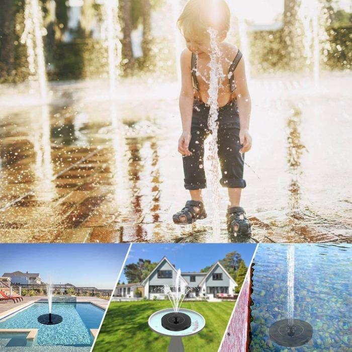 Lisslune | Sophia AquaGlow Solar Fountain – Charming Garden Decoration Fountain