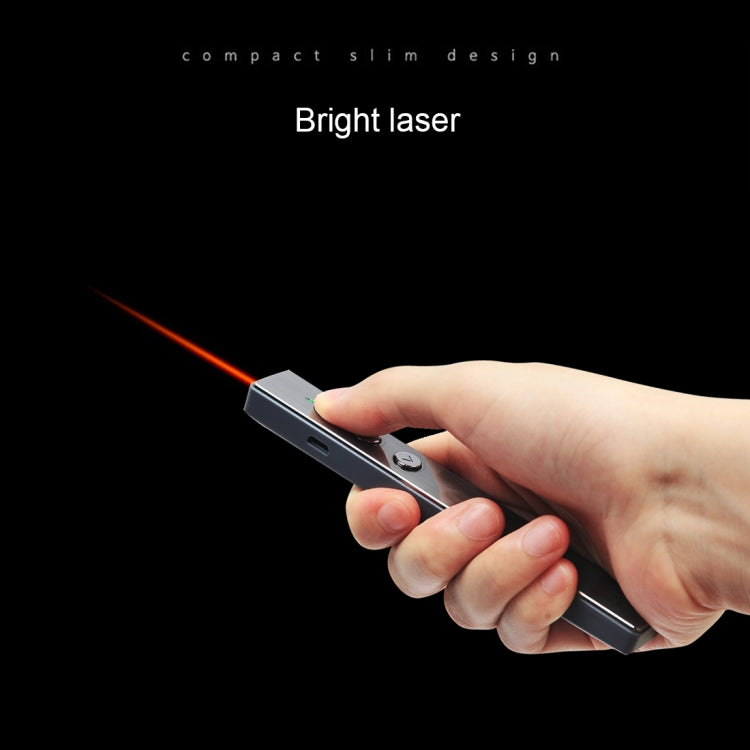 Lisslune | PR-20 Wireless Presenter PowerPoint PPT Clicker Presentation Remote Control Pen Laser Pointer Flip Pen with Air Mouse Function
