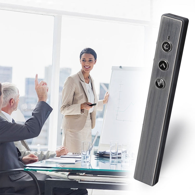 Lisslune | PR-20 Wireless Presenter PowerPoint PPT Clicker Presentation Remote Control Pen Laser Pointer Flip Pen with Air Mouse Function