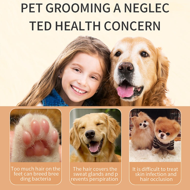 VGR V-202 Pet Grooming Electric Hair Clipper (Red)