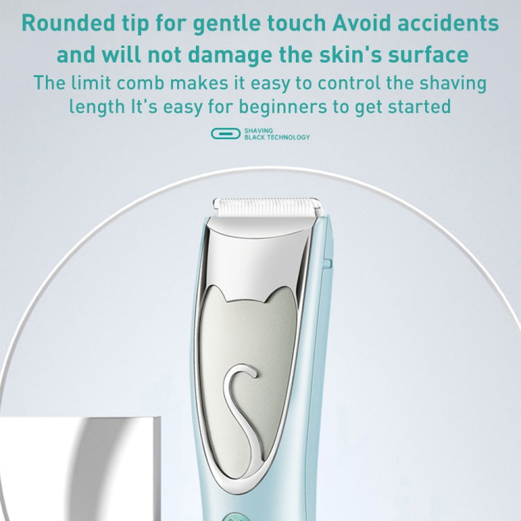 VGR V-203 Professional Pet Grooming Electric Hair Clipper (Blue)