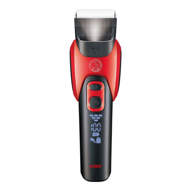 VGR V-208 Professional Pet Grooming Electric Clippers (Red)