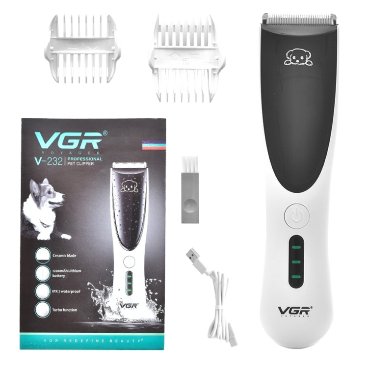 VGR V-232 Pet Groomer Electric Hair Clipper (White)