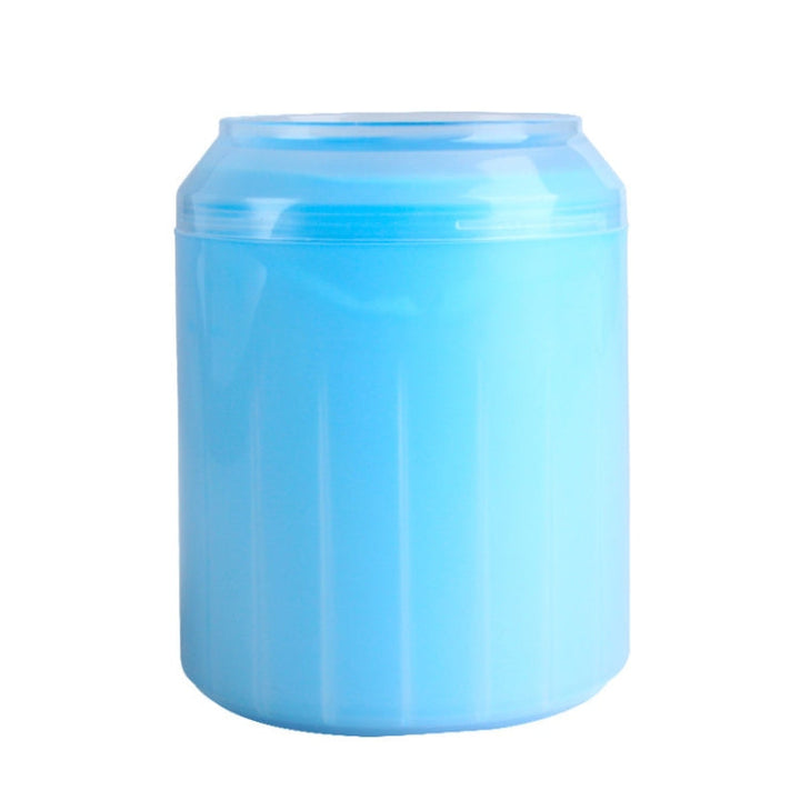 Pet Cat Dog Foot Cleaning Cup Cleaning Tool Silicone Washing Cup, Size: Large (Blue)