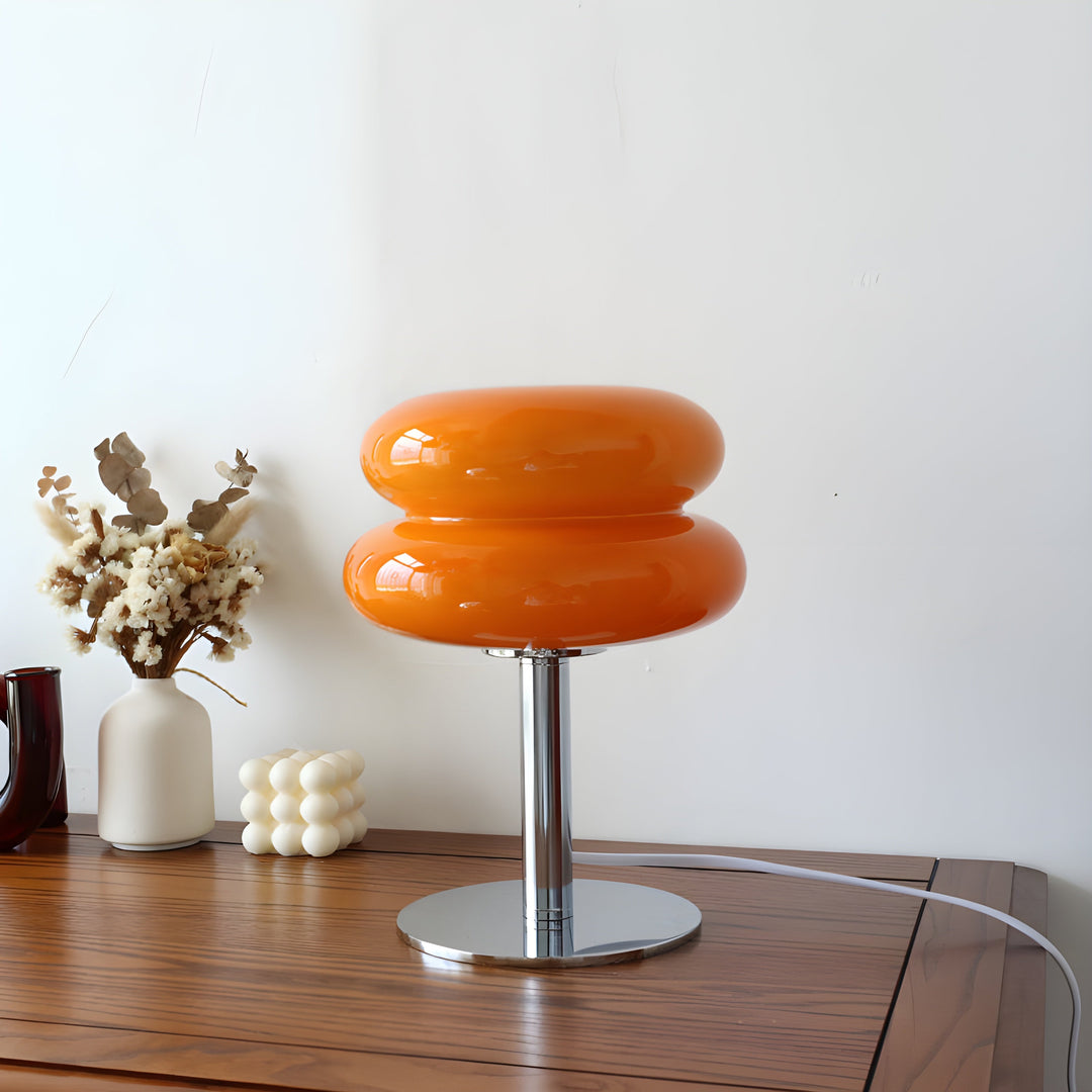 Lisslune | Italian Designer Glass Egg Tarts LED Table Lamp
