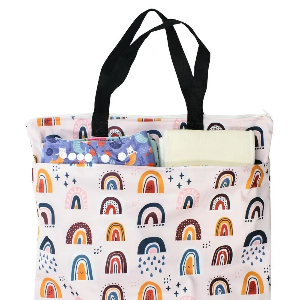 Lisslune | Reusable Cloth Laundry Diaper Storage Bag