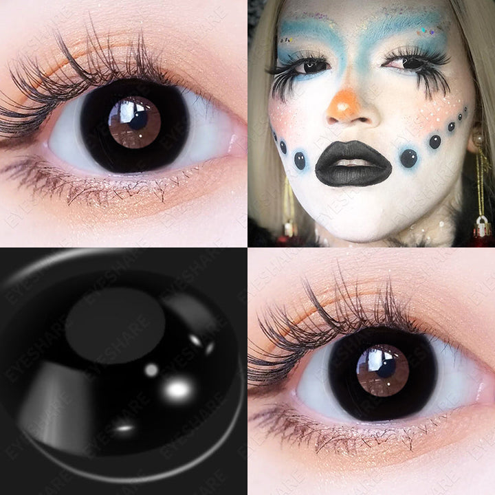 Rynx Cosplay Pure Black 14.5mm 1 Pair | 1 Year
