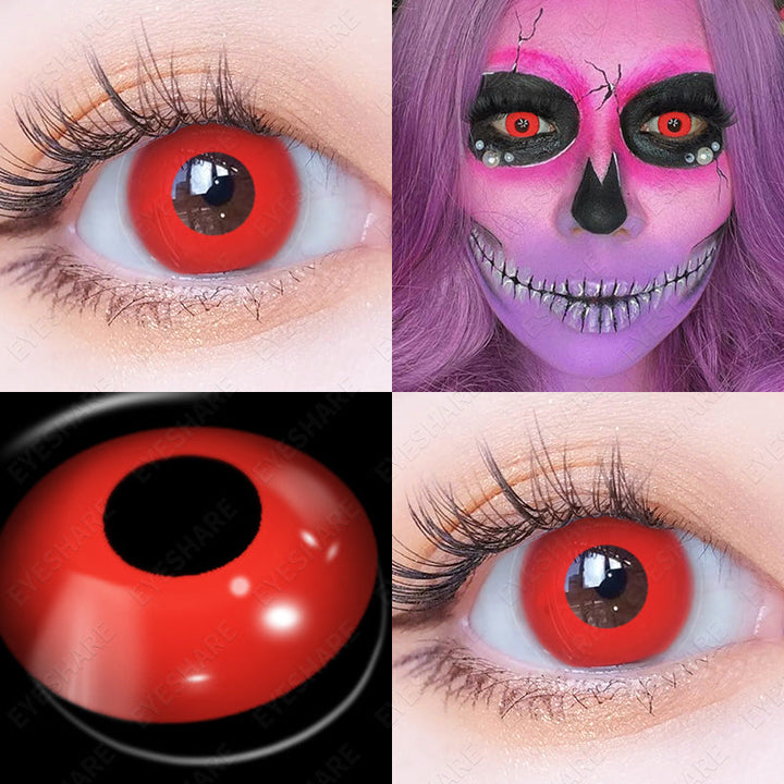 Rynx Cosplay Pure Red 14.5mm 1 Pair | 1 Year