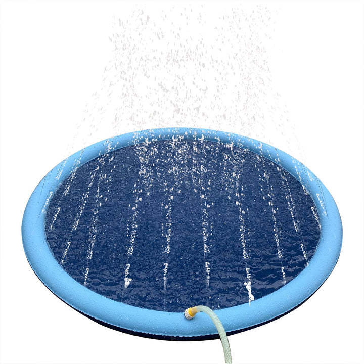 Lisslune | PawSplash Dog Bath – Inflatable Water Mat with Sprayers for Pets