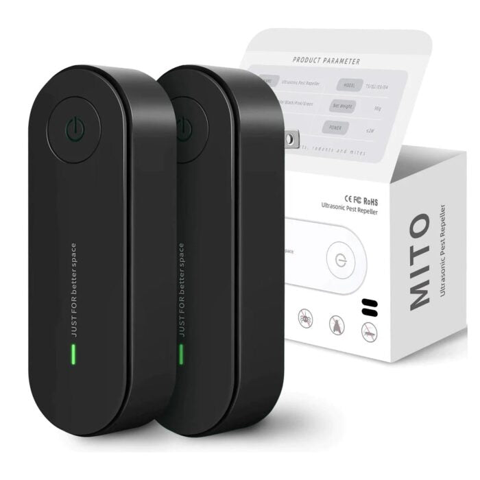 Lisslune | Pack of 2 Ultrasonic Insect Repellent Plug In Mosquito Repellent