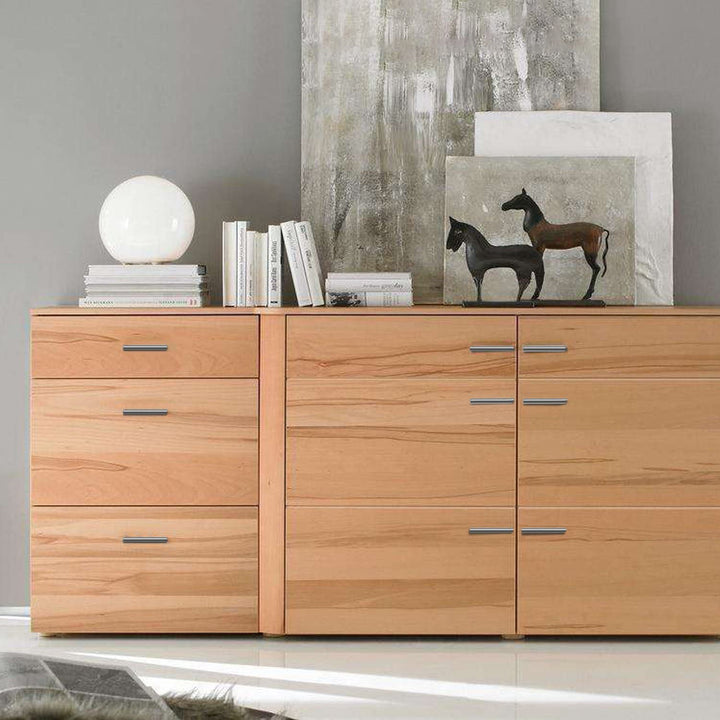 Lisslune | Brushed Nickel Modern Stainless Steel Drawer Hardware T-Bar Handles