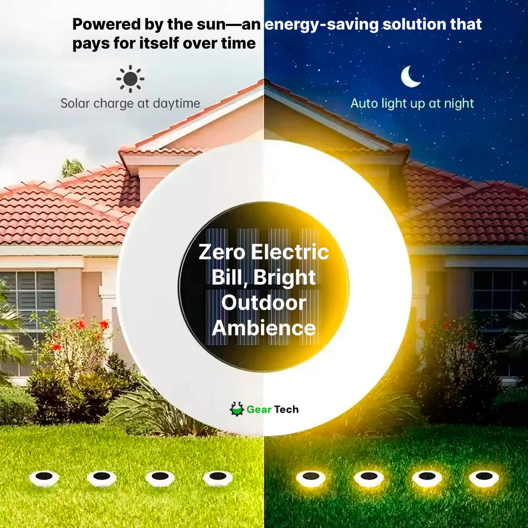 Lisslune | Solar-Powered Garden Lights | Rust-Proof, Weatherproof & Ideal for Year-Round Outdoor Use