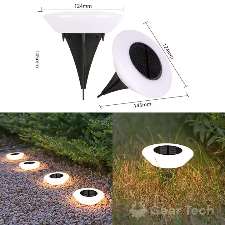 Lisslune | Solar-Powered Garden Lights | Rust-Proof, Weatherproof & Ideal for Year-Round Outdoor Use