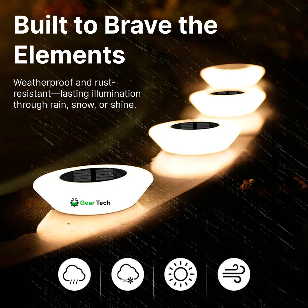 Lisslune | Solar-Powered Garden Lights | Rust-Proof, Weatherproof & Ideal for Year-Round Outdoor Use