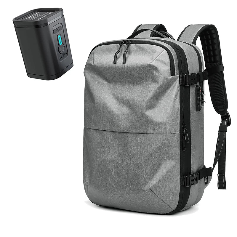 Lisslune | Packlite Slim – Waterproof compression backpack with USB connection for hand luggage