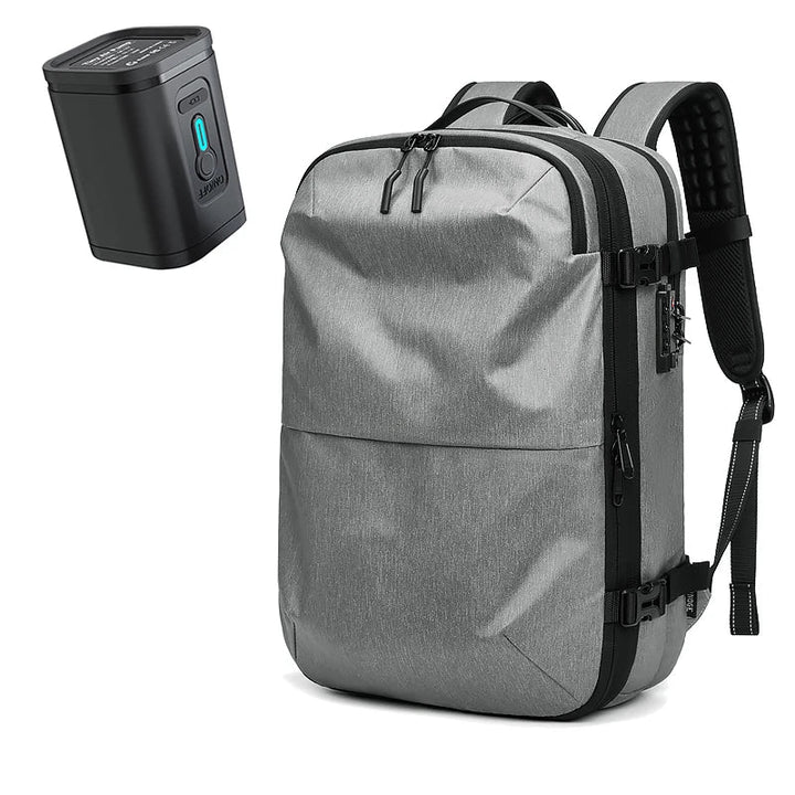Lisslune | Packlite Slim – Waterproof compression backpack with USB connection for hand luggage