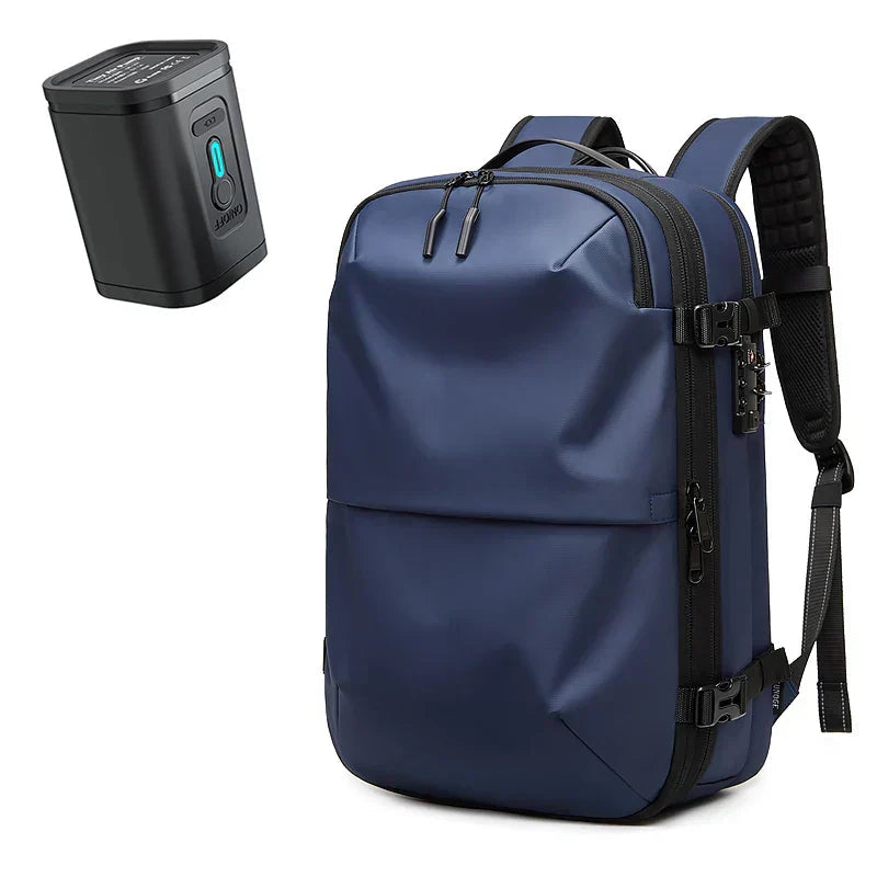 Lisslune | Packlite Slim – Waterproof compression backpack with USB connection for hand luggage