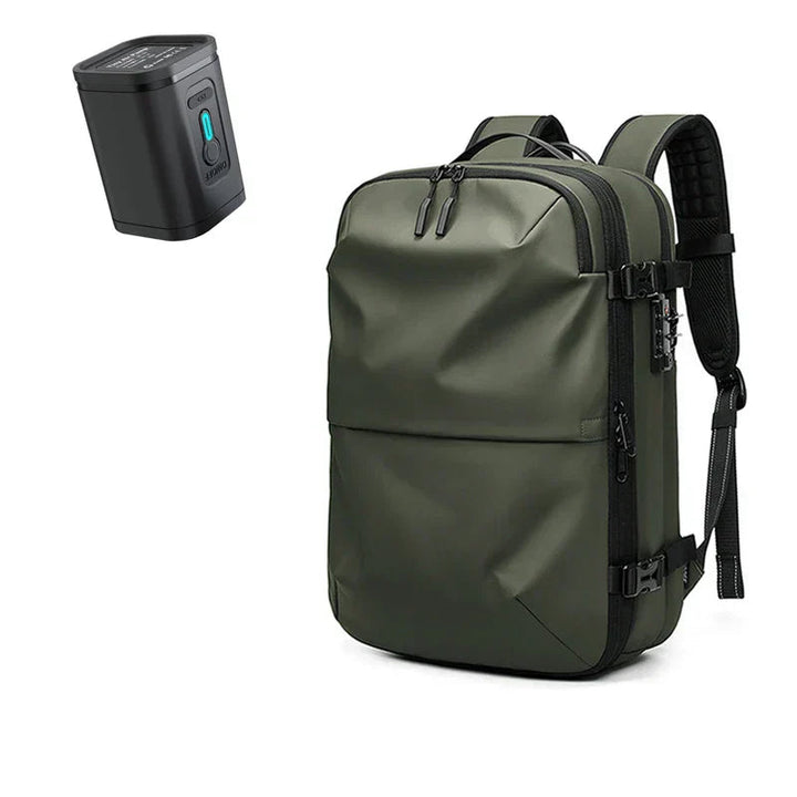 Lisslune | Packlite Slim – Waterproof compression backpack with USB connection for hand luggage