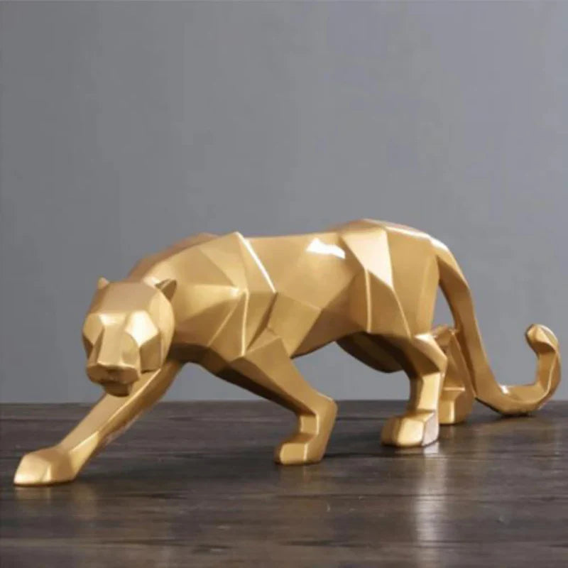 Lisslune | Leosculpt | Leopard statue | Eco-friendly resin material | Stylish home decor