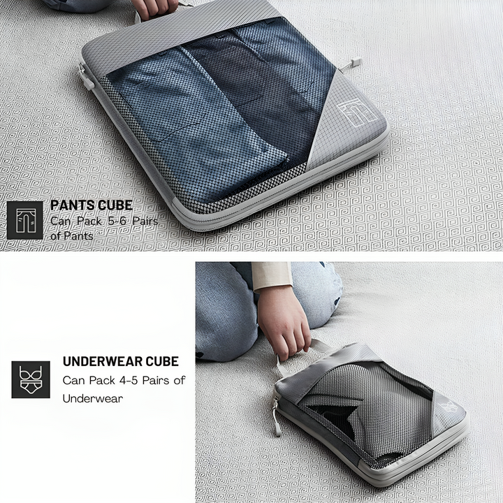 Lisslune | Compression Packing Cubes | Maximise Space