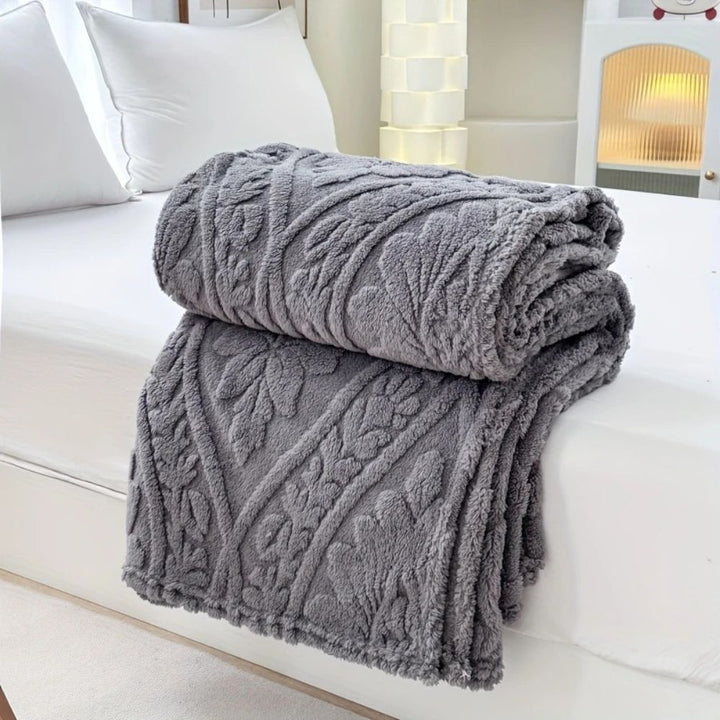 Lisslune | Paris Weave Jacquard Fleece Blanket